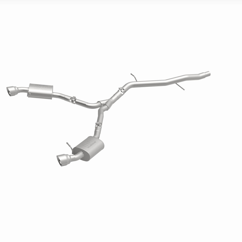 MagnaFlow 18-19 Audi A5 Dual Exit Polished Stainless CatBack Exhaust - 3in Main Piping Diameter