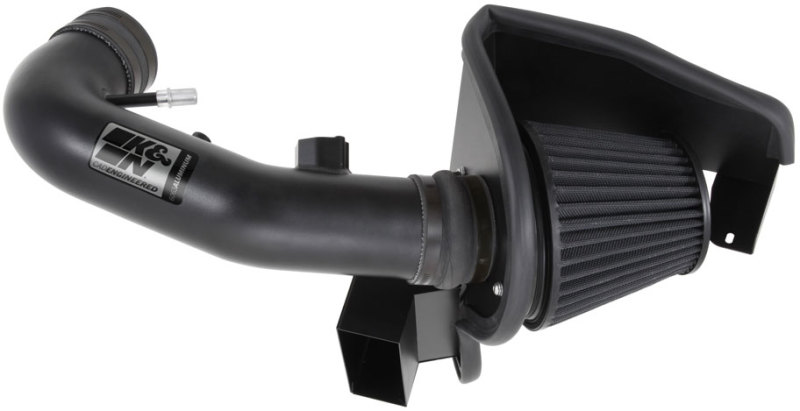 K&N 11-14 Ford Mustang GT 5.0L V8 Black Performance Intake Kit thumbnail 4