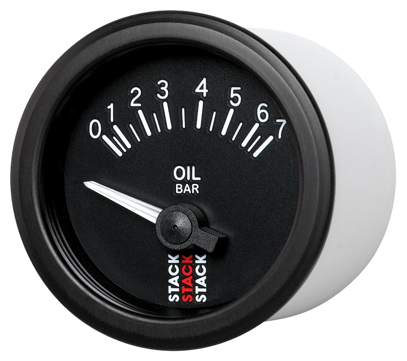 Autometer Stack 52mm 0-7 Bar M10 (M) Electric Oil Pressure Gauge - Black thumbnail 9