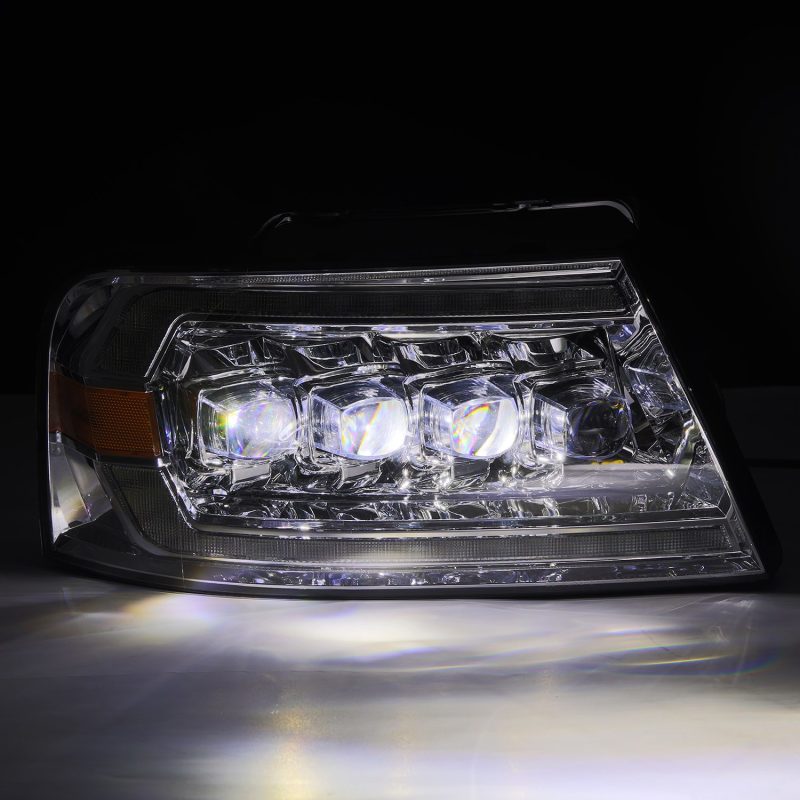 AlphaRex 04-08 Ford F150 / 06-08 Lincoln Mark LT NOVA LED Proj Headlights Chrome w/Activ Light/Seq thumbnail 6