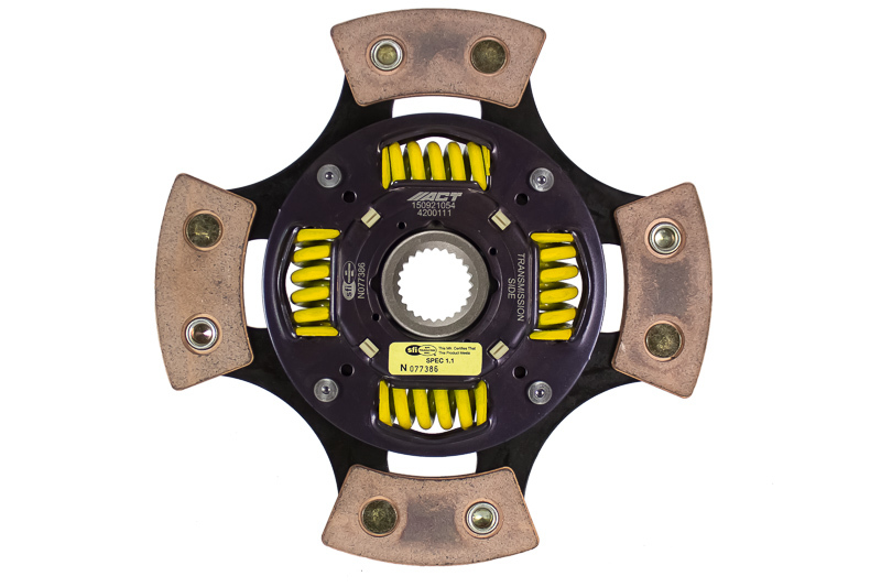 ACT 1988 Honda Civic 4 Pad Sprung Race Disc thumbnail 4