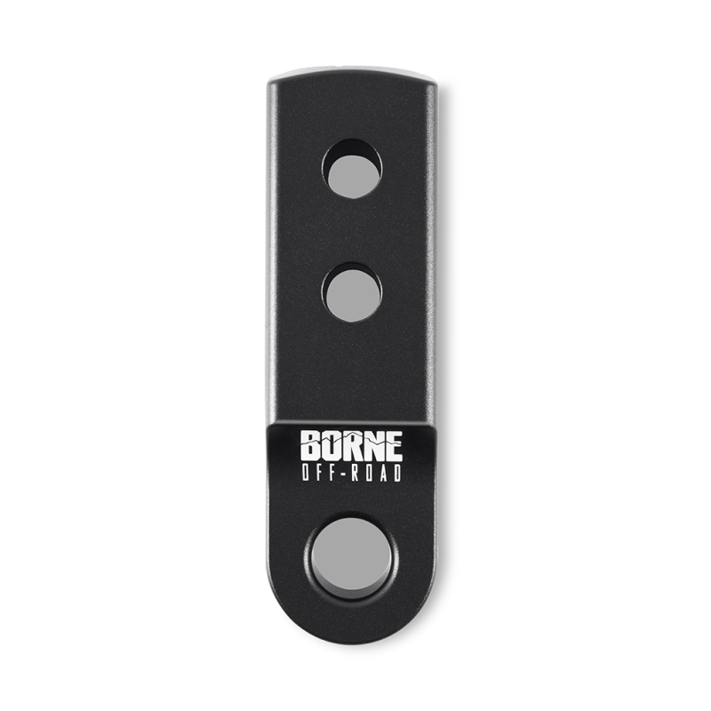 Borne Off-Road CNC Hitch Receiver Shackle 2in Black thumbnail 7