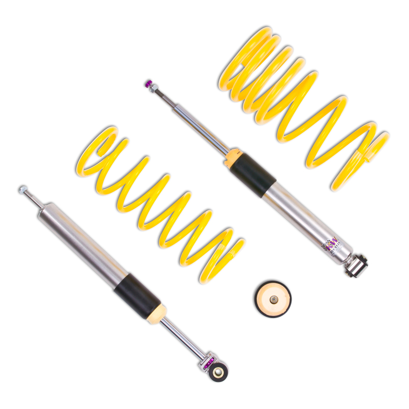 KW Street Comfort Coilover Kits 18025066 Kits, Comfort, 1.2 in. Lowered Front, 1.4 in. Lowered Rear, Natural/Black Shocks, Yellow Springs, Mercedes, Kit thumbnail 5