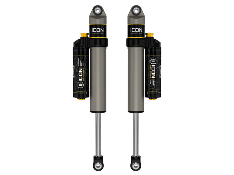 ICON 2021+ Ford F150 2WD 0-1in Lift Rear V.S. 2.5 Alum. Series Shocks Piggyback Res. w/ CDXS - Pair
