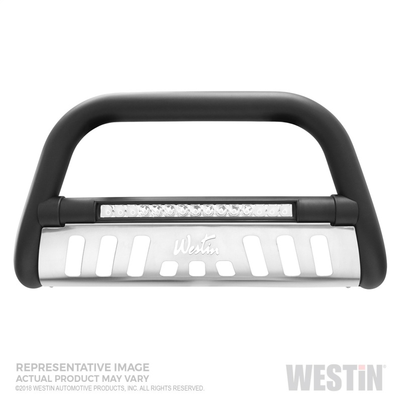 Westin 19-20 Chevrolet Silverado 1500 (Excl. 2019 Silverado LD) Ultimate Bull Bar - Textured Black thumbnail 2
