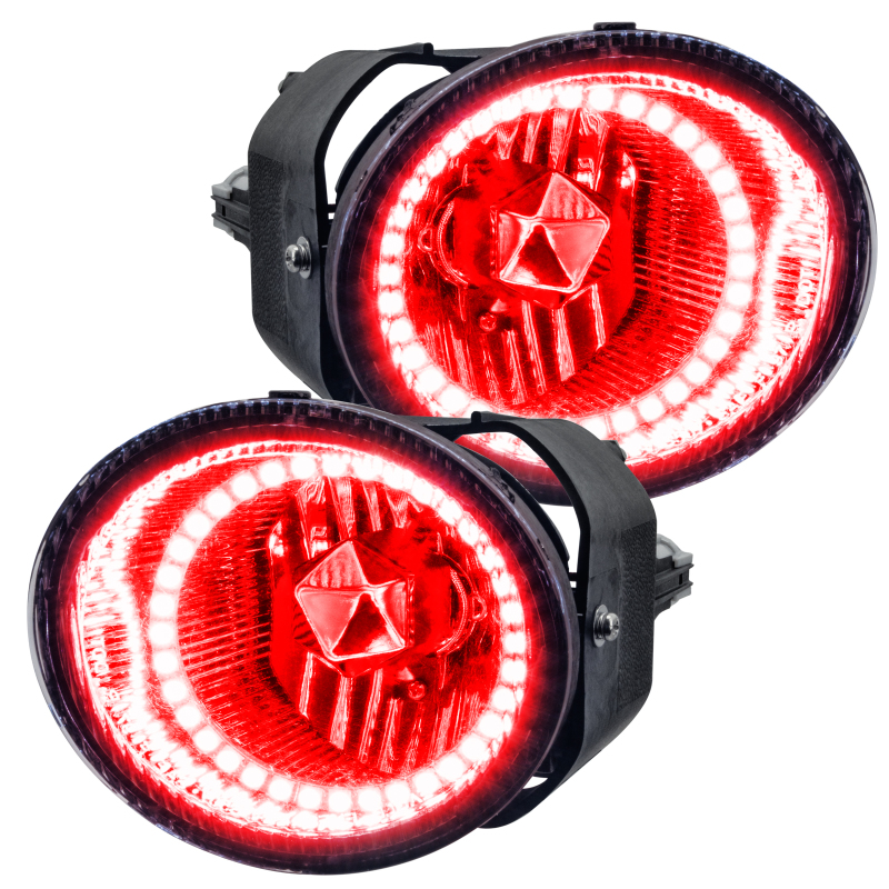 Oracle Lighting 01-02 Nissan Frontier Pre-Assembled LED Halo Fog Lights -Red thumbnail 2