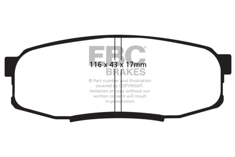 EBC S7 Brake Pad and Rotor Kit (1x ebcED91816, 1x ebcBSD7436) thumbnail 8