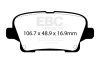 EBC 18-20 Buick Regal Sportback 3.6L Greenstuff Rear Brake Pads thumbnail 8