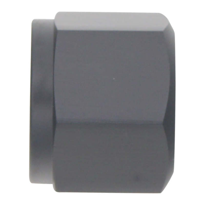 DeatschWerks 8AN Female Flare Cap - Anodized Matte Black thumbnail 2
