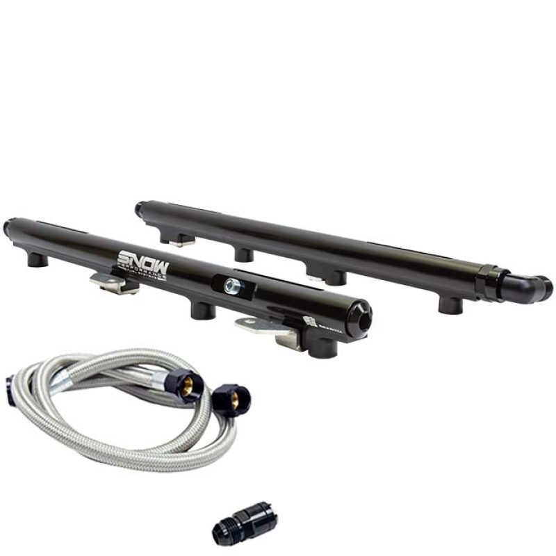 Snow 2005+ Hemi 5.7L/6.1L Factory Hookup Billet Fuel Rail Kit thumbnail 4