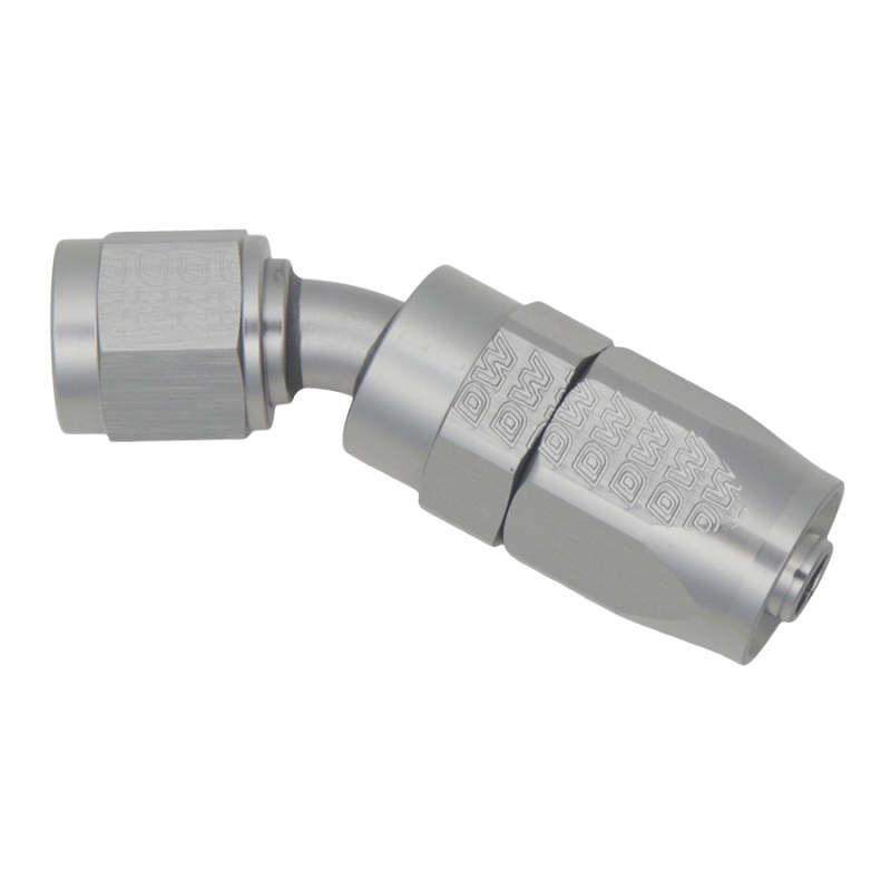 DeatschWerks 6AN Female Swivel 30-Degree Hose End CPE - Anodized Titanium thumbnail 2