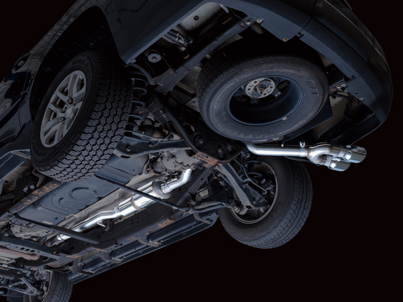 AWE Tuning 2021+ GMC Suburban/Yukon XL 5.3L 0FG Side Exit Catback Exhaust - Chrome Silver Tips thumbnail 3