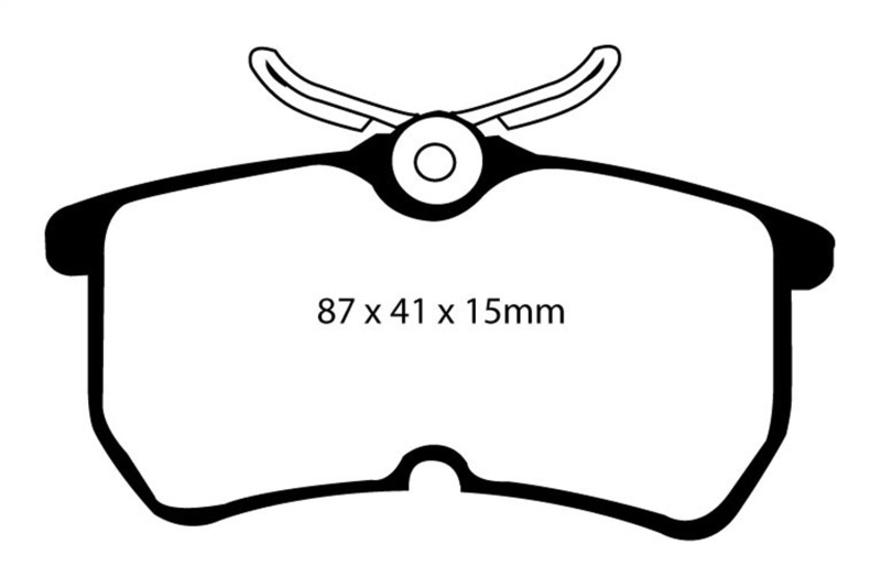EBC S12 Brake Pad and Rotor Kit (1x ebcRK280, 1x ebcDP31218C) thumbnail 5