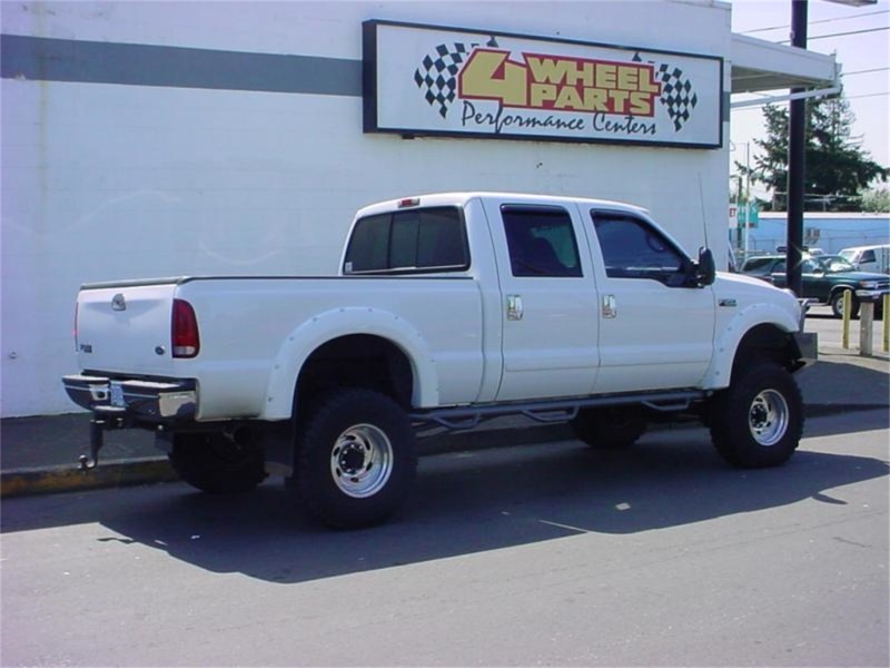 N-Fab Nerf Step 99-16 Ford F-250/350 Super Duty Crew Cab 6.75ft Bed - Gloss Black - Bed Access - 3in thumbnail 3