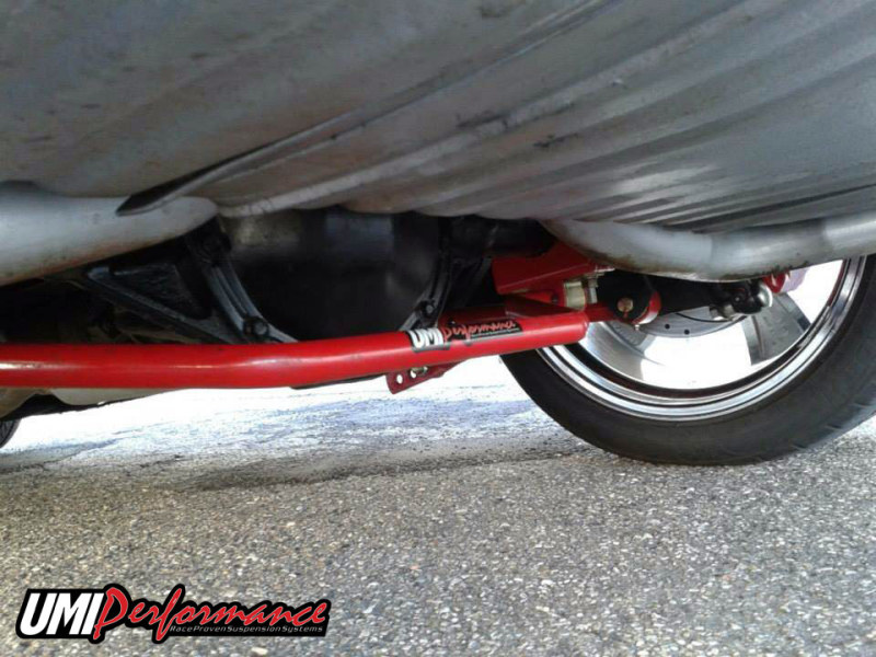 UMI Performance 64-72 GM A-Body 1in Tubular Rear Sway Bar Chassis Mounted thumbnail 4