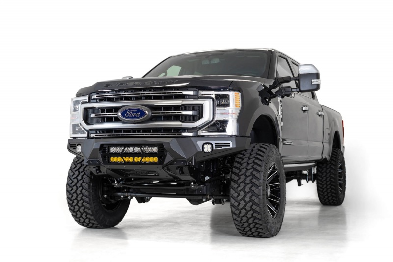 Addictive Desert Designs 17-20 Ford Super Duty Bomber Front Bumper w/ Mounts For 20in Light Bars thumbnail 5