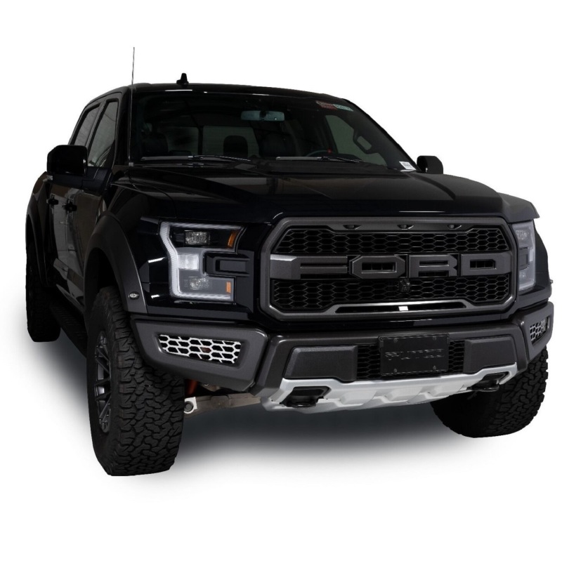 Putco 18-20 Ford F-150 Raptor - Hex Shield - Polished SS Bumper Grille Inserts thumbnail 8