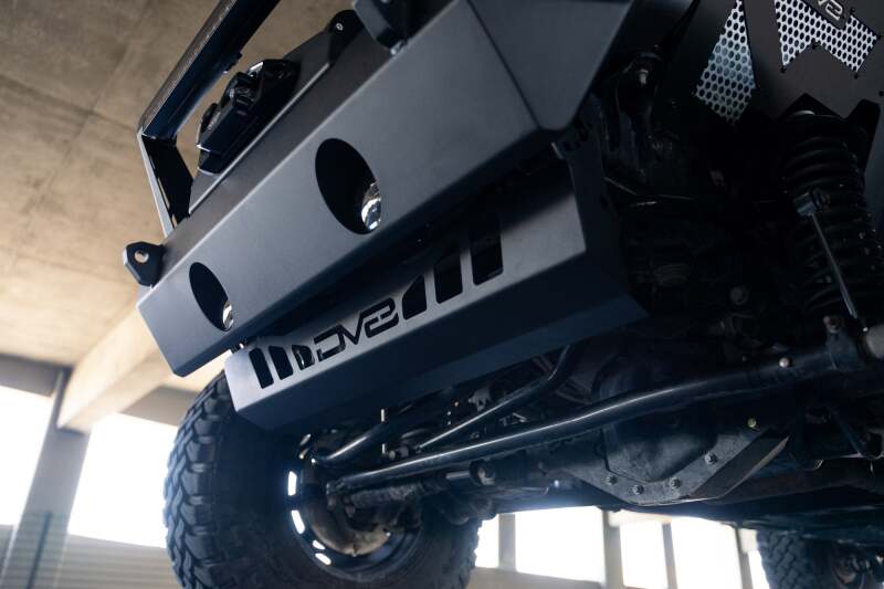 DV8 Offroad 18-23 Jeep Wrangler JL/JT Front Bumper Sway-Bar Disconnect Motor Skid Plate thumbnail 6