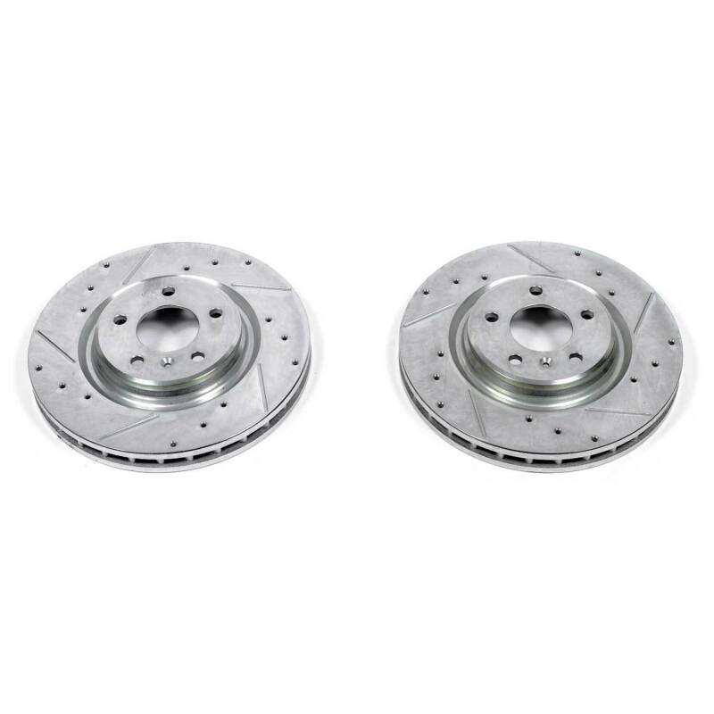 Power Stop 05-08 Pontiac Grand Prix Front Evolution Drilled & Slotted Rotors - Pair thumbnail 2