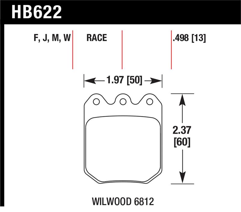 HAWK DTC-30 Brake Pad Sets