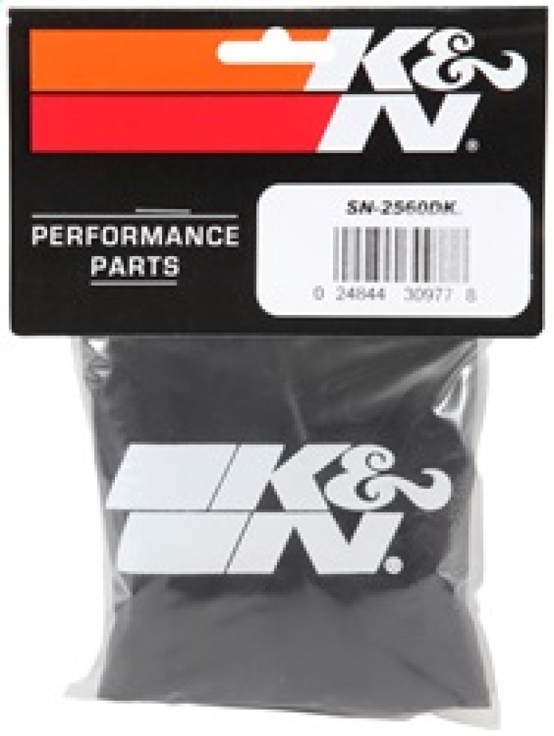 K&N Filter Wrap Drycharger Oval Tapered Black - 3.25in Base I/S Width x 2.5in Top I/S Width x 7in H thumbnail 6