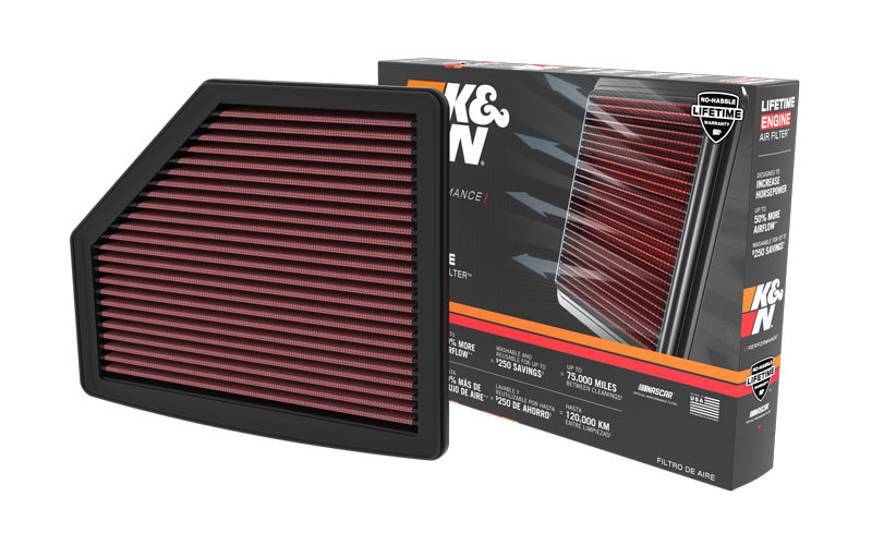 K&N 21-22 Acura TLX V6 3.0L Replacement Air Filter thumbnail 3