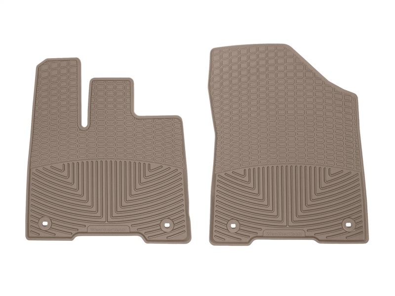 WT Rubber Mats - Front - Tan