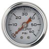 Autometer AutoGage 1.5in Liquid Filled Mechanical 0-60 PSI Fuel Pressure Gauge - White thumbnail 7