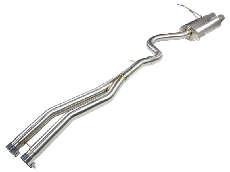 aFe MACH Force Exhaust Cat-Back SS-304 w/ Polished Tips 07-13 BMW 328i (E92/93) L6 3.0L Non-Turbo thumbnail 2