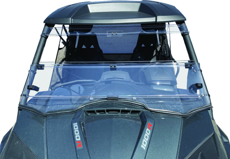 Quadboss Powersports Windshields 375785 Windshields, QB WINDBREAK FOLDING SHIELD, Clear thumbnail 8