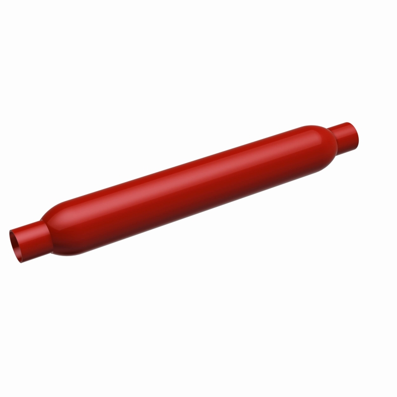 MagnaFlow Muffler Red Pack Series Glasspack 3.5in Rd 22in Body Length 2.25in/2.25in Inlet/Outlet thumbnail 6