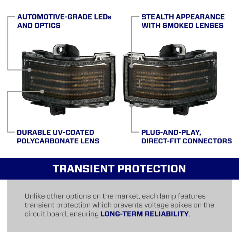 Form Lighting 2017 F-250 LED Mirror Lights (Pair)