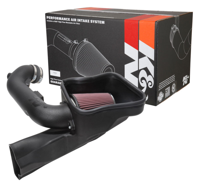 K&N 2018 Ford Mustang GT V8 5.0L F/I AirCharger Performance Intake thumbnail 9
