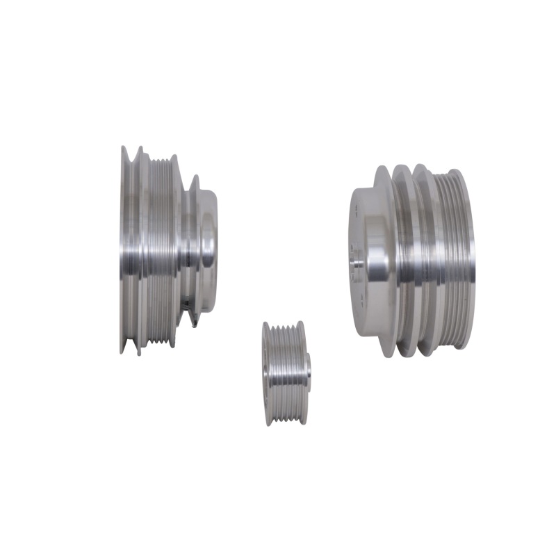 BBK 85-97 GM Truck 305 350 Underdrive Pulley Kit - Lightweight CNC Billet Aluminum (3pc) thumbnail 2