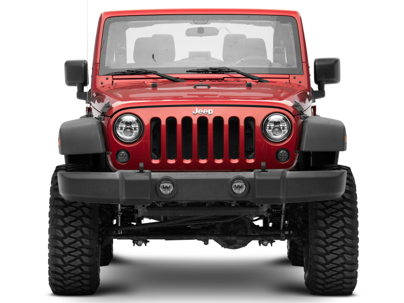 Raxiom 97-18 Jeep Wrangler TJ/JK Axial Series LED Daymaker Headlights- Chrome Housing (Clear Lens) thumbnail 2