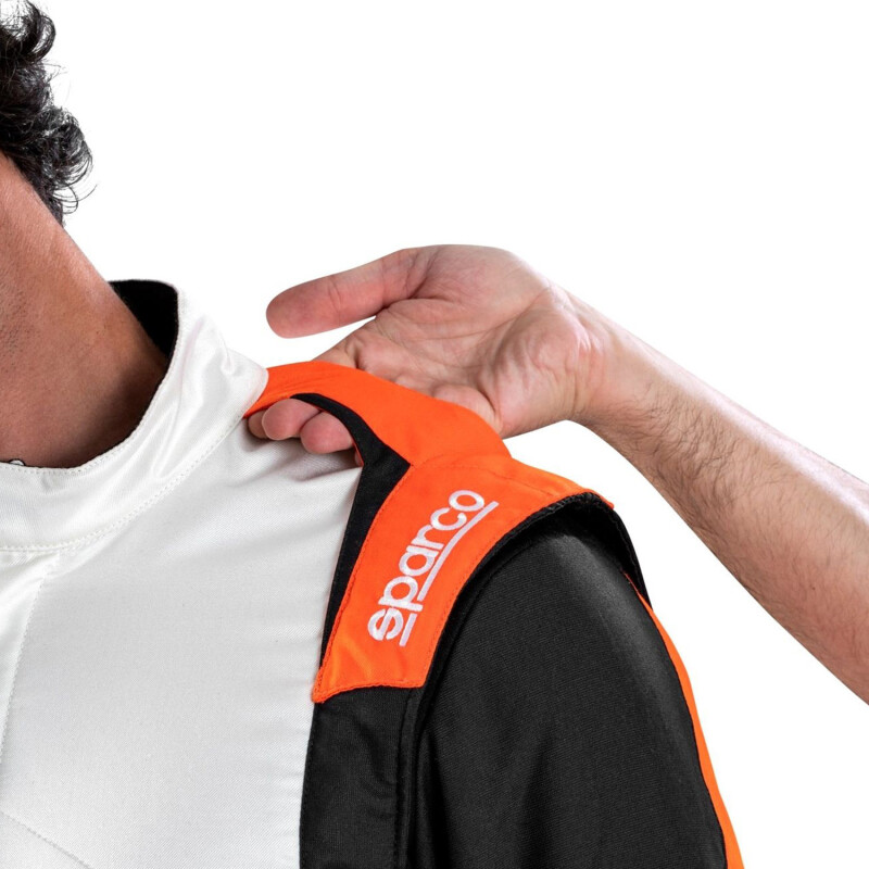 Sparco Suit Competition 48 White/Orange thumbnail 2