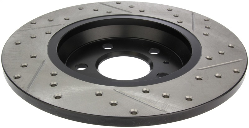 StopTech Power Slot 09-10 Audi A4/A4 Quattro / 08-10 A5 / 10 S4 Rear Right Drilled & Slotted Rotor thumbnail 6