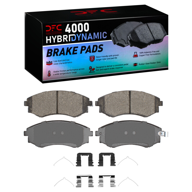 DFC HybriDynamic Brake Pads Hrdwr Kit