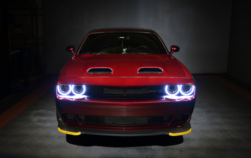 Oracle Dodge Challenger 15-21 LED Waterproof Halo Kit - ColorSHIFT w/ Simple Controller