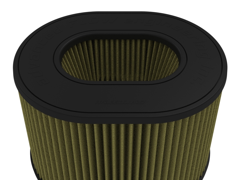 AFE Power Air Filter Elements 24-91205G Magnum FORCE Intake Replacement w/ Pro GUARD 7 Media 5-1/2 IN F x (12-1/4x9-3/4) IN B x (11-1/4x8-3/4) IN T (Inverted) x 8 IN H thumbnail 5