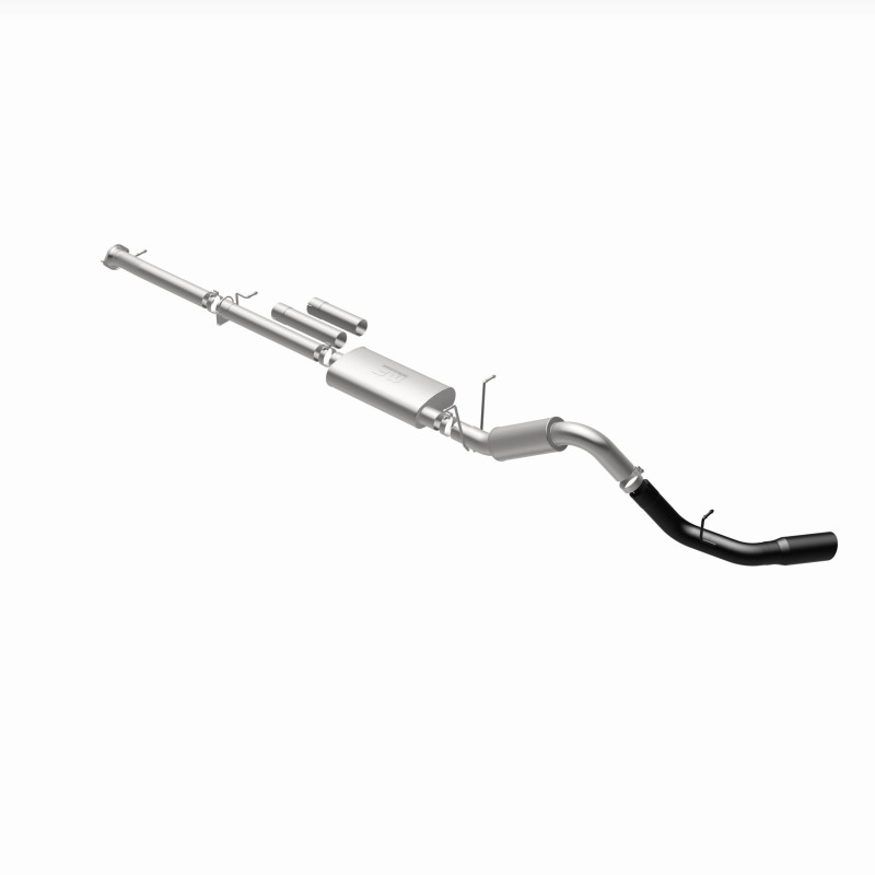 MagnaFlow 11-19 GM 2500/3500 6.0L 4in Single Passenger Side Rear Exit Cat-Back Exhaust w/Black Tips thumbnail 8