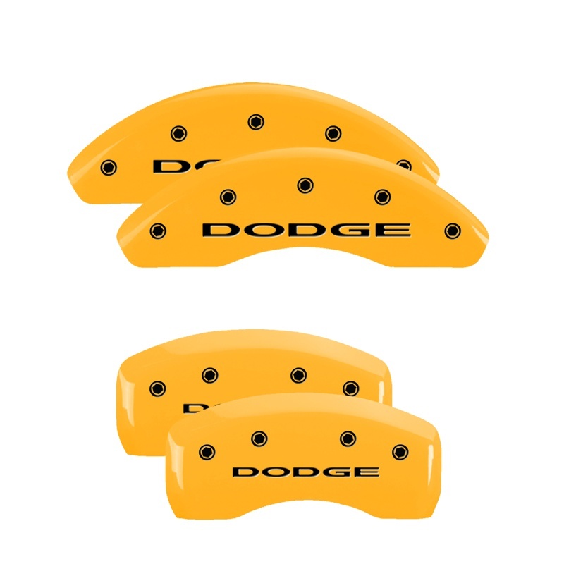MGP 2 Caliper Covers Engraved Front MGP Yellow Finish Black Characters 2001 Chevrolet Astro thumbnail 6