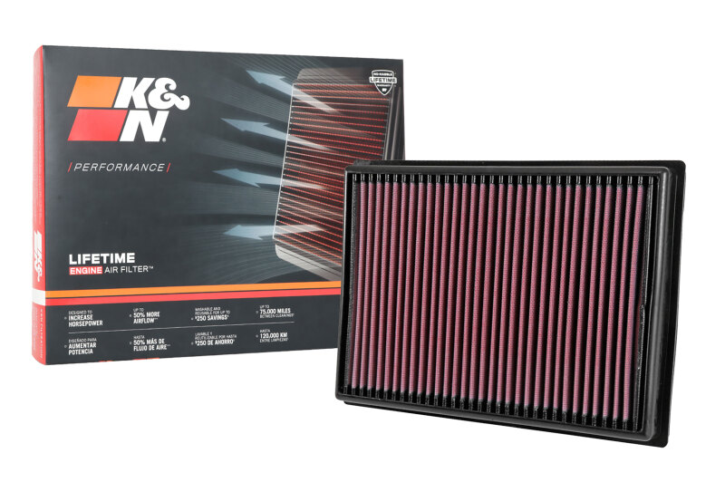 K&N 2016 TOYOTA HILUX REVO 2.8L L4 DSL Drop In Air Filter thumbnail 9