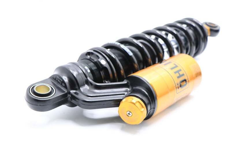 Ohlins 91-17 Harley-Davidson Dyna FXD STX 36 Blackline Shock Absorber w/ Gold Accents thumbnail 3