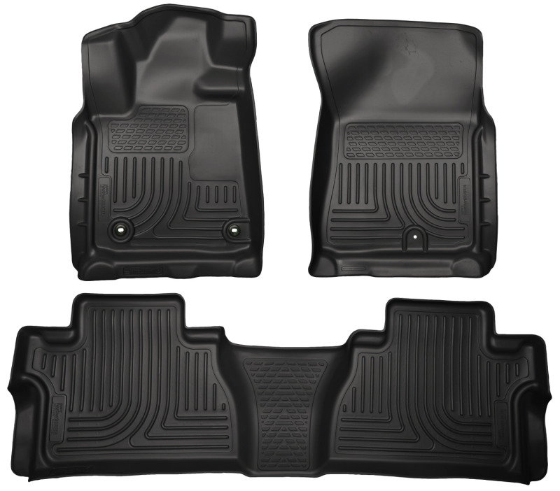 Husky Liners 14 Toyota Tundra Weatherbeater Black Front & 2nd Seat Floor Liners thumbnail 6
