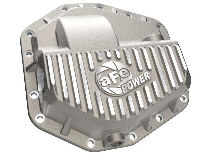aFe POWER Street Series Front Diff Cover Raw w/ Machined Fins Ford F-250/350 23-26(Dana M235) thumbnail 3