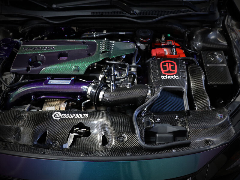 aFe Momentum Black Series Carbon Fiber CAIS w/Pro 5R Filter 17-18 Honda Civic Type R I4-2.0L (t) thumbnail 9