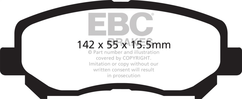 EBC S2 Brake Pad and Rotor Kit (1x ebcUSR7737, 1x ebcDP22134) thumbnail 5