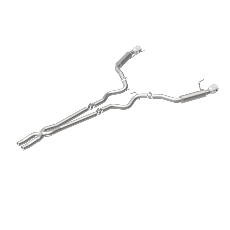 MagnaFlow Cat Back, SS, 2.5in, Competition, Dual Split Polished 4.5in Tips 2015 Ford Mustang V6 3.7L thumbnail 9