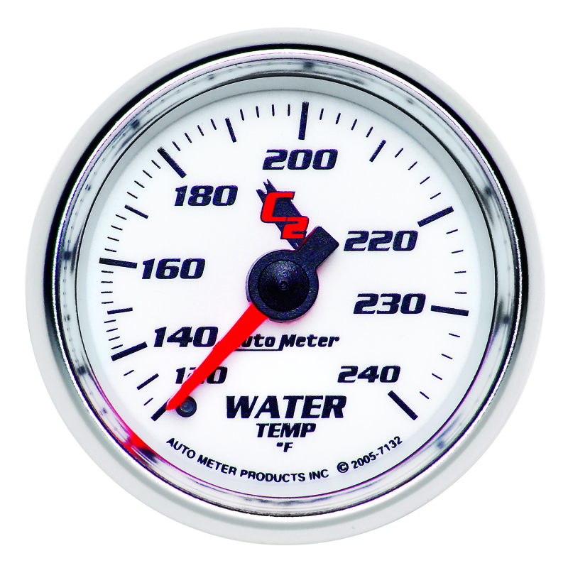Autometer C2 52mm Mechanical 120-240 Deg F Water Temperature Gauge thumbnail 3